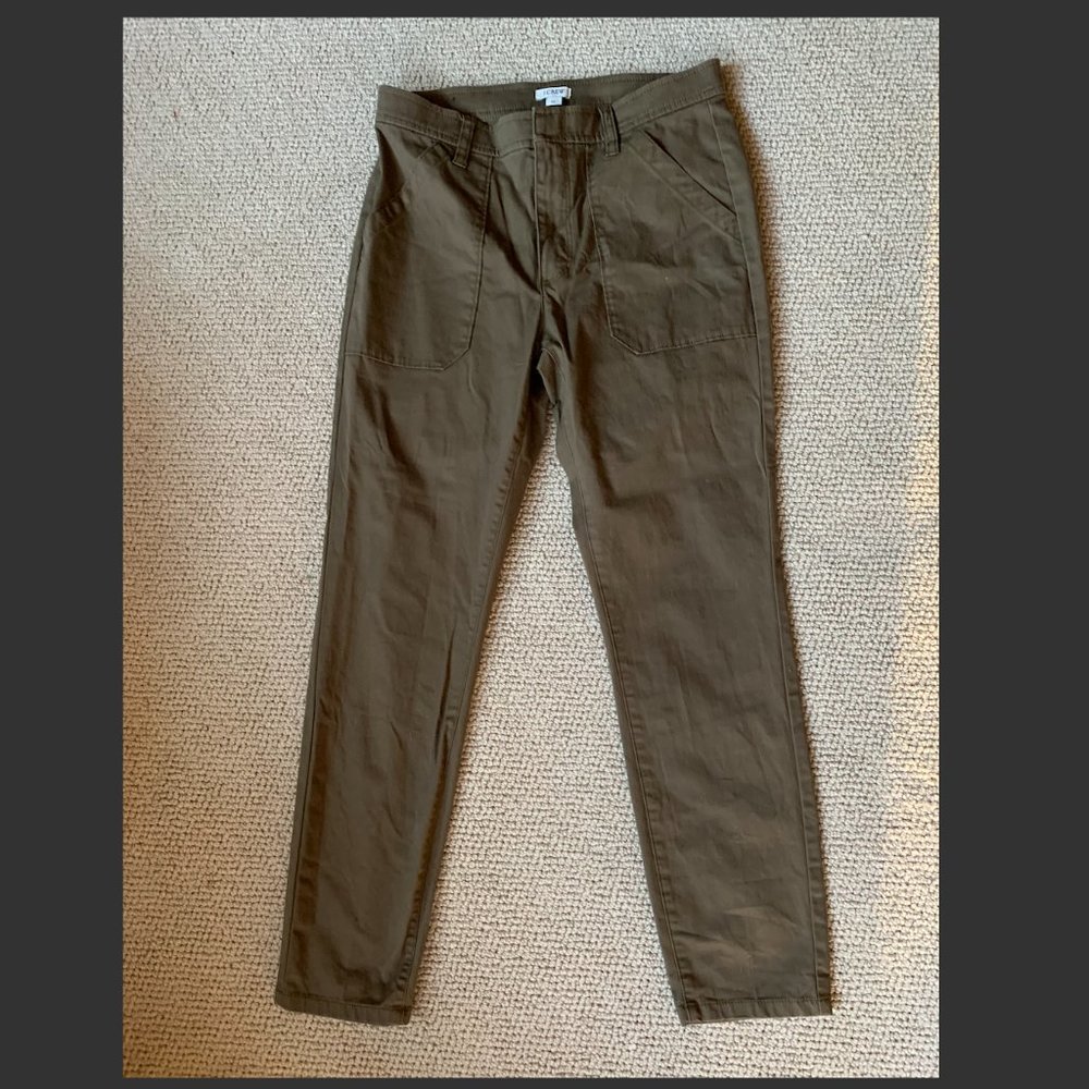 JCrew Military Green Skinny Pants